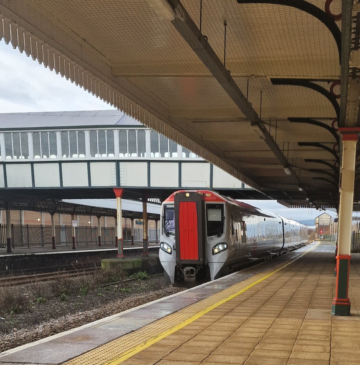 The RhylFlyer making an early start for Newcastle. Might treat myself to a pair of boots when I get there in case any more injuries hit the squad #afcb