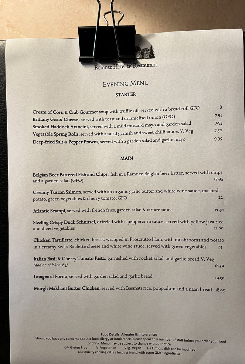 The Ramnee Hotel, Forres tweet media