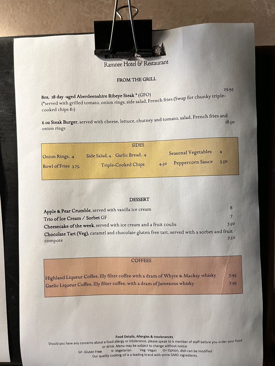 The Ramnee Hotel, Forres tweet media