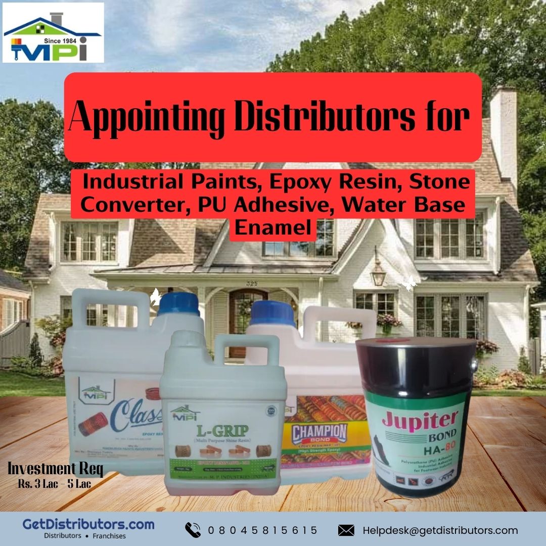 getdistributors's tweet photo. Appointing Distributors for Industrial Paints, Epoxy Resin, Stone Converter,
Brands 👉 : #JUPITERPRO #CLASSICGOLD
Details 👉 https://t.co/LqAKhXhkzZ
★Investment Needed : ₹ Rs.- 3 Lac - 5 Lac
✓Hurry to Avail #Distributorship !
Share your contact details.
#Paints #Epoxyresin https://t.co/E5MCEltLmn