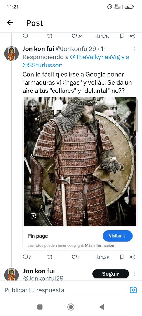 MvSortas's tweet photo. Google imágenes y Pinterest como fuentes de defensa de tus argumentos. Porque, qué es mejor, usar de referencia una estatuilla contemporánea a la época de la que se habla o un Cosplay? Jajaajajjajajajajajajajaja https://t.co/gecmnTbCjd