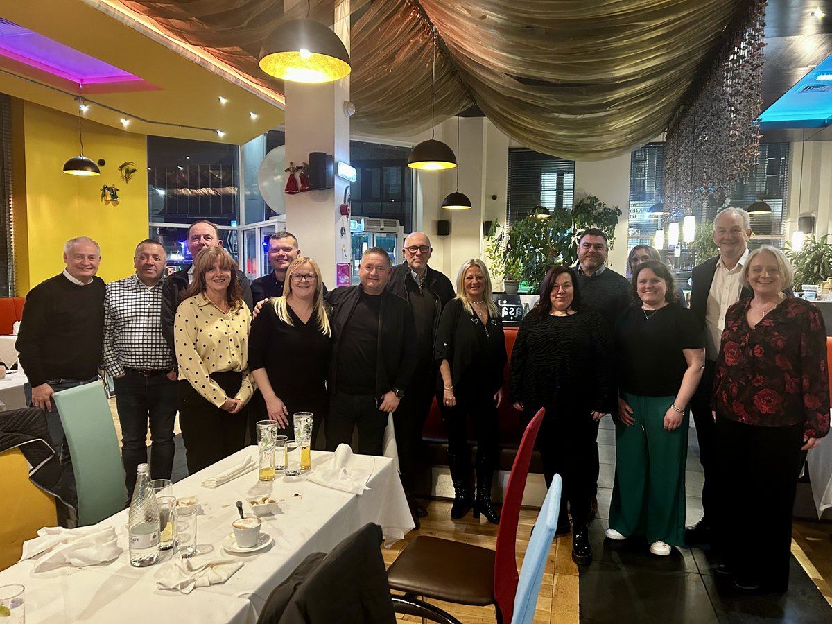 32WestLtd's tweet photo. Fantastic food and amazing company was the order of the day when we were joined by some of our wonderful clients for a night of curry, conversation and craic.
Massive thanks to everyone who turned up for the inaugural 32West Curry Club at the Masala Bazaar in Carlisle. https://t.co/BLlRSqy3BO