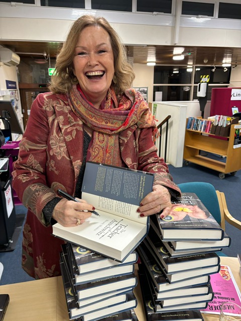 CWBookshop's tweet photo. Huge thanks to lovely @wendholden for coming to chat to our readers about her inspiring new novel THE TEACHER OF AUSCHWITZ, based on the remarkable true story of a young Jewish prisoner, Fredy Hirsch.

If you missed it, we have *signed copies* of the book in our shops! 📚✍️ https://t.co/ZWdFtblLfi