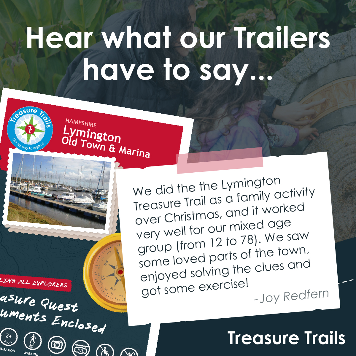 #FeedbackFriday

Here's a bit of lovely feedback from one of our Trustpilot reviews. ✨

You can read more here: 
👉 uk.trustpilot.com/review/treasur…

#explore #uk #treasurehunt