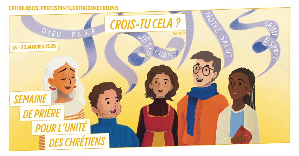 UniteChretiens's tweet photo. "Crois-tu cela ?" Jean 11, 26
Grand merci au centre de recherche Istina pour leur lettre d'informations qui met bien en valeur la Semaine de prière pour l'unité des chrétiens #SPPUC2025 
Prions ensemble pour l'unité chrétienne cette semaine &amp; bien au-delà.
https://t.co/FDpTNirC8k https://t.co/oQSTupOOcb