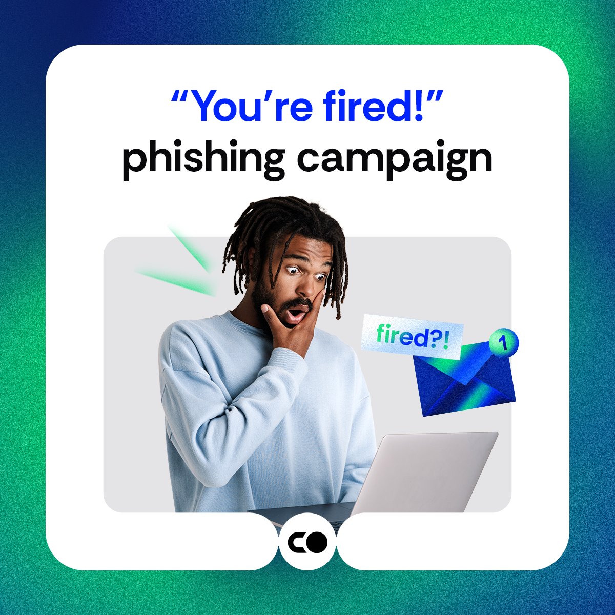incogni_com's tweet image. 🚨 The "You're Fired!" #phishing campaign is the latest trick from #cybercriminals. They send fake HR emails about termination, complete with official-looking logos, to lure you into clicking #malicious links or attachments.

Stay calm (you’re NOT fired), and don’t get caught!🛡️