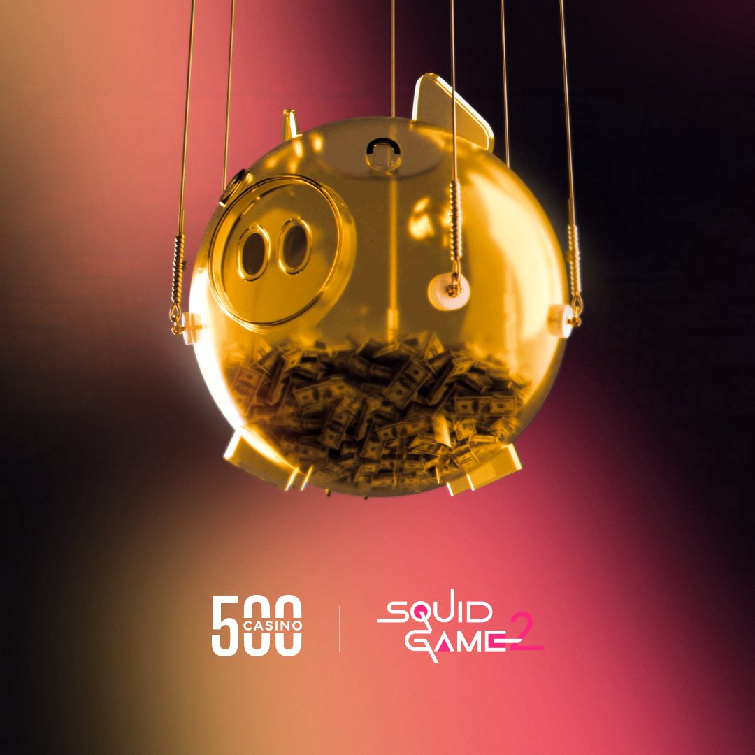 500Casino's tweet image. We are giving away $100 to a random person who guesses how much money is in the Squid Game piggy bank 🐷

🔁 + Tag a friend! 🔥