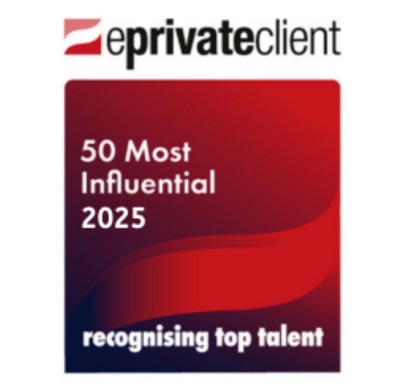 Thrilled to be listed in the #2025 #eprivateclient 50 Most Influential advisors.

The list is based entirely on industry feedback which is what gives it real value. I'm very grateful for all the professionals for the kind words. 🙏

#familylaw #HNW #UHNW

lnkd.in/egGmD8g3