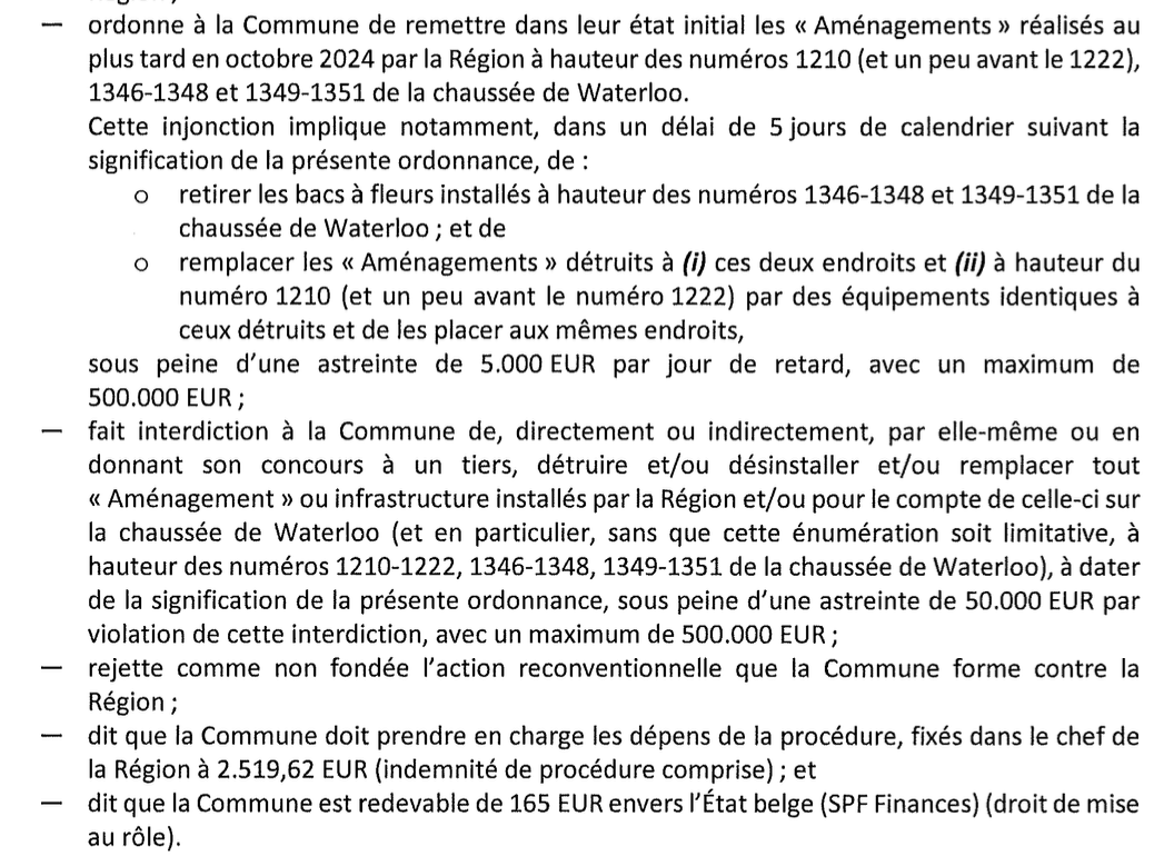 alechat1's tweet photo. Saga arceaux vélo à Uccle
La Région avait cité Uccle en référé
Cela a donné quoi?
Pour faire court:
La Région remporte son procès & la commune doit tout remettre en état ASAP sous peine d'astreinte (5.000€/jour)
😱
Petit 🧵 pour la version longue qui vaut vraiment le détour
1/ https://t.co/utLQIddqhQ