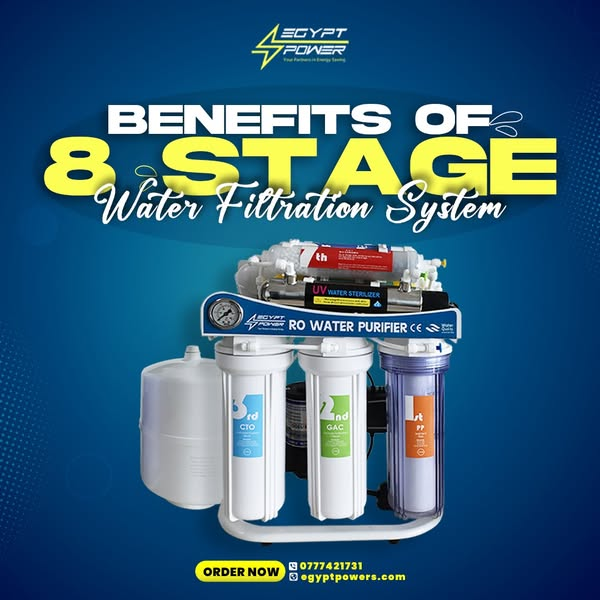 Egypt_Powers's tweet photo. 💧 Discover the Power of Clean Water! 🌟  
Swipe through our carousel post to see ALL the incredible benefits of our new 8-Stage Water Filtration Unit! 🌀  
✅ Advanced filtration for ultimate purity  
✅ Healthier, better-tasting water  
✅ Perfect for your home or business  
Your journey to cleaner water starts here! 👉  
#8StageFiltration #CleanWaterSolutions #HealthyLiving #EgyptPower