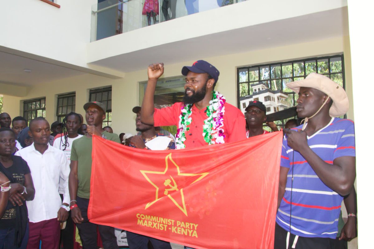 D__wy's tweet photo. Political repression has no place in a democratic society. The targeting of @CommunistsKe comrades is unacceptable. We demand accountability and protection for all voices advocating for change. #HandsOffCPMK #HandsOffBooker https://t.co/8tXUZl5ZLU