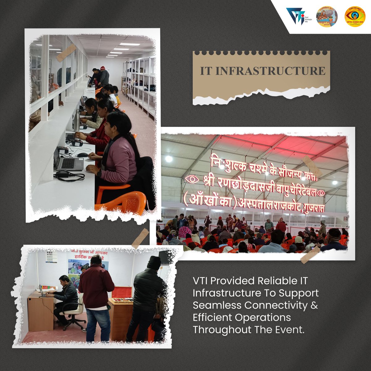 vtipl_india's tweet image. 🎉 We are honored to contribute to the success of Maha Kumbh with our innovative Technology Solutions and expertise in Event Management. 

#NetraKumbh2025 #NetraKumbh #DigitalSolutions #MahaKumbh #AVSetups #CCTVSurveillance #MahaKumbh2025 #TechnologyInEvents #VTIPL