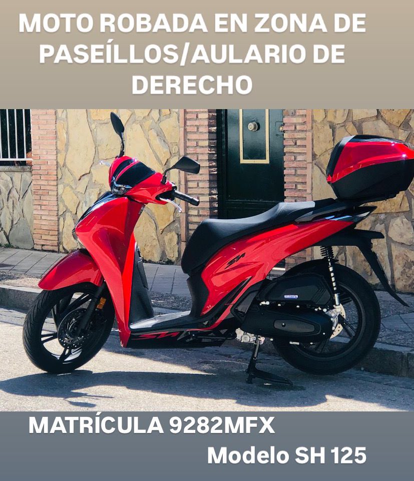 Nos piden difusión para localizar esta motocicleta Honda sustraída en Granada.
Si tienes cualquier información contáctanos o llama a los teléfonos de las fuerzas y cuerpos de seguridad.
#Comparte