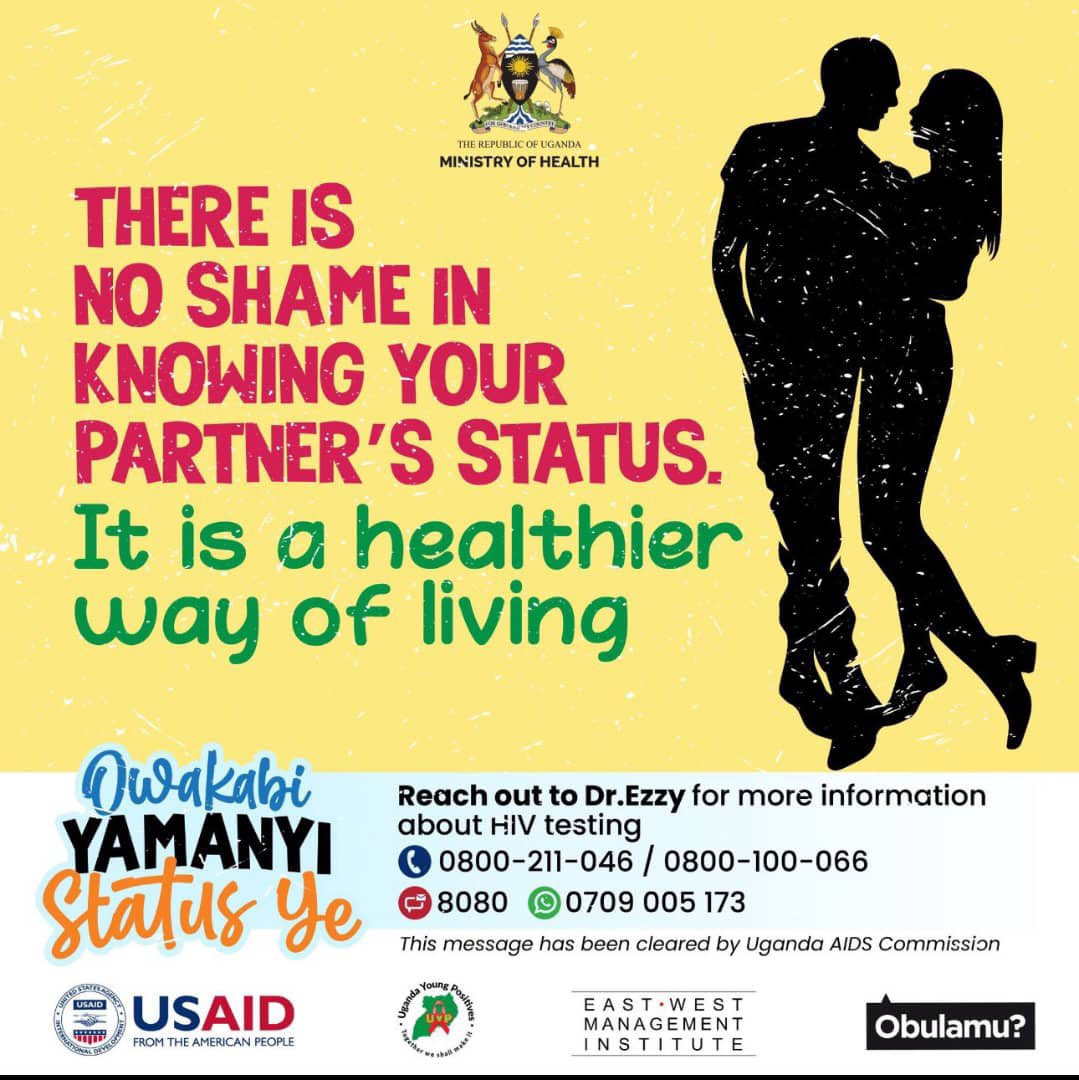 OfficialHadad's tweet photo. ๐ Knowledge is power! Get tested for HIV and stay informed about your health.
Easy self-testing is here to help you take control! Letโs spread the word! ๐ช
#TestingMatters
#EasySelfTesting
#UYPSafeAndStylish https://t.co/FeOTb9v9Oz