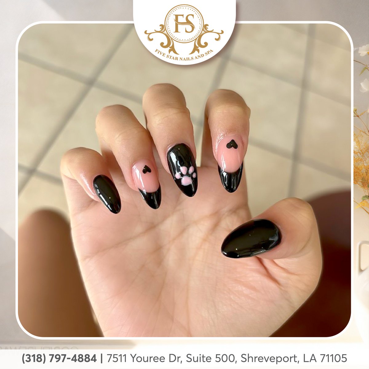 🐾✨ Soft, sweet, and oh-so-cute! Cat paw vibes for nails that are purr-fectly unique. 💅💕
🌸 Channel your inner kitty with every manicure!

𝐁𝐨𝐨𝐤 𝐍𝐨𝐰: fivestarnailsandspa.com/appointment/

#fivestarnailspa #nailsalon #nails #nailart #nailsalonla #naildesign #pedicure #spa