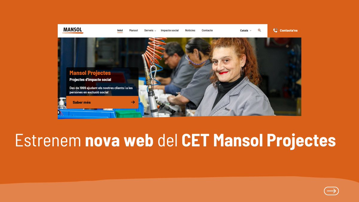 Fund_Acollida's tweet photo. 🆕Nova web de #MansolProjectes: més accessible i amb usabilitat millorada 👉📲
🔗https://t.co/N4dNaSuX5w https://t.co/JOwk7wl73W