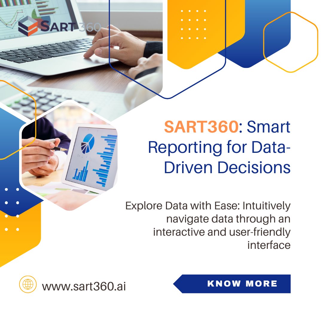 GenAIreporting's tweet image. Empower your team with data-driven insights that enhance strategy, improve efficiency, and drive growth.
sart360.ai
#SART360 #AIReporting #DataDriven #BusinessIntelligence #SmarterDecisions