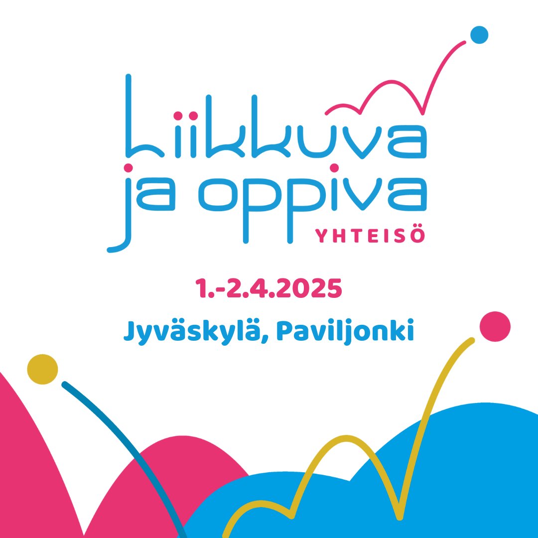 Tule kuulemaan inspiroivia puheenvuoroja ja saamaan uusia konkreettisia ideoita lasten ja nuorten liikkumisen lisäämiseen Liikkuva ja oppiva yhteisö -seminaariin Jyväskylän Paviljonkiin 1.-2.4.2025. Nähdään huhtikuussa🤸‍♀️.
liikkuvakoulu.fi/liikkuva-ja-op…