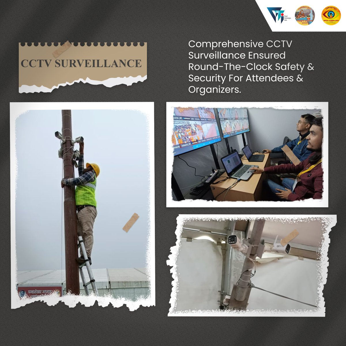 vtipl_india's tweet image. 🎉 We are honored to contribute to the success of Maha Kumbh with our innovative Technology Solutions and expertise in Event Management. 

#NetraKumbh2025 #NetraKumbh #DigitalSolutions #MahaKumbh #AVSetups #CCTVSurveillance #MahaKumbh2025 #TechnologyInEvents #VTIPL