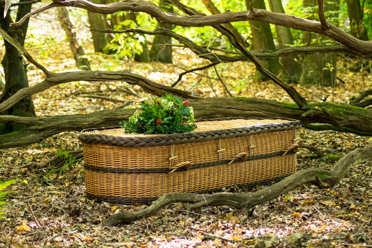 All of our #coffins are easily biodegradable, don’t add toxins to the earth as they decompose, and are made from renewable and #sustainable materials. Choosing one of our coffins is a way to lessen your impact and reduce the impact your funeral has on the environment #ecofriendly
