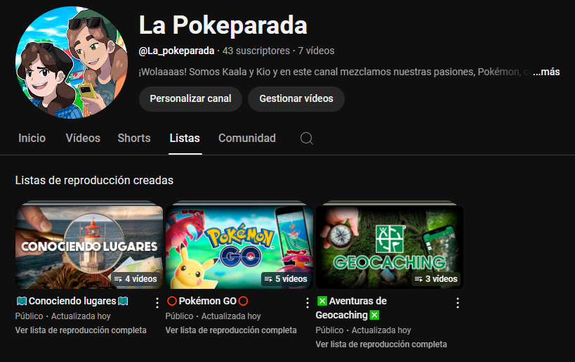 KioRaka's tweet image. Para hacéroslo más cómodo, hemos hecho unas listas de reproducción ☺️

🔎Conociendo lugares: Curiosidades y exploración de ciudades y  pueblos.

⭕️Pokémon GO: Jugando a Pokémon y haciendo eventos.

❎Aventuras de Geocaching: Buscando tesoros ocultos en lugares tremendos.