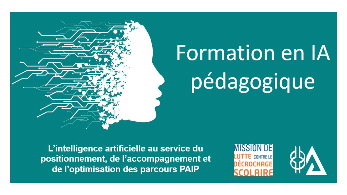 dane_nancy_metz's tweet photo. Janvier 2025 est le mois de l’#IA en académie !
Retour sur la formation 𝐋’𝐢𝐧𝐭𝐞𝐥𝐥𝐢𝐠𝐞𝐧𝐜𝐞 𝐚𝐫𝐭𝐢𝐟𝐢𝐜𝐢𝐞𝐥𝐥𝐞 𝐚𝐮 𝐬𝐞𝐫𝐯𝐢𝐜𝐞 𝐝𝐞𝐬 𝐩𝐚𝐫𝐜𝐨𝐮𝐫𝐬 𝐏𝐀𝐈𝐏.
#EBEP
#MLDS
#inclusion
#numérique
#EcoleInclusive
#IntelligenceArtificielle https://t.co/3G25FUePjS