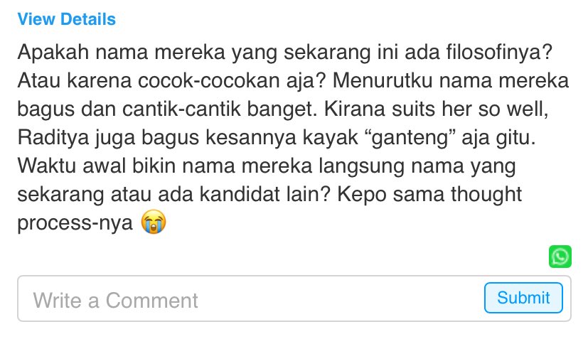 tobiouch's tweet photo. Dulu si Adit hampir kunamain Adam.. tapi nggak jadi karena terlalu SIGMA padahal anaknya begitu jir sigma kaga, lenjeh kaga normal aja. Makanya aku pilih nama paling mainstream biar nyambung sama kemediokeran si Adit. Nama yang biasanya slalu ada di absen-absen sekolah 😭 https://t.co/nUzyOmKdGs