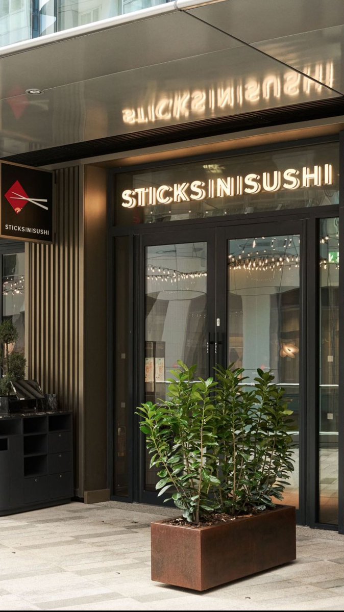 SafeFireEng's tweet photo. Fire Alarm &amp; PAVA systems installed and commissioned @sticksnsushi_UK Battersea. Now Open for business! https://t.co/u5pPaGFwt2