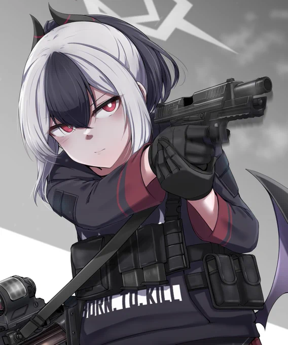 #ハンドガンを構えるとフォローやRTが来るらしい 