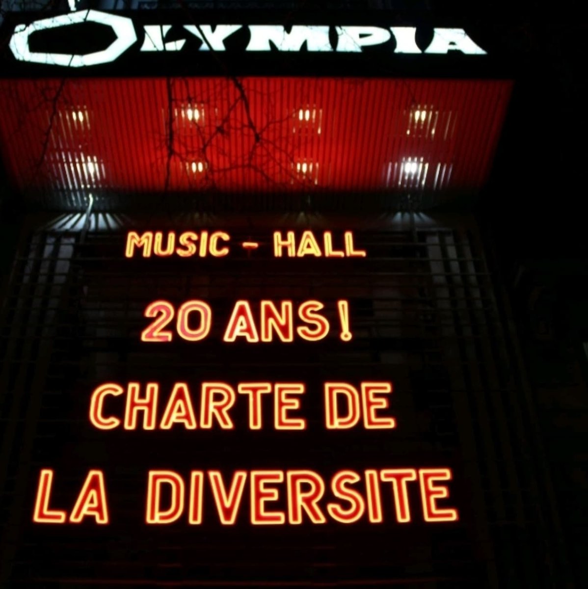 ElisabethFuchs_'s tweet photo. Un concert événement à @Lolympia, what else pour fêter les 20 ans de la @CharteDiversite✨

Bravo à l'ensemble des 5500 organisations signataires, aux partenaires, à toutes les équipes du réseau Les entreprises pour la Cité qui ont porté la Charte depuis 2 décennies https://t.co/NrqZOGxbE2
