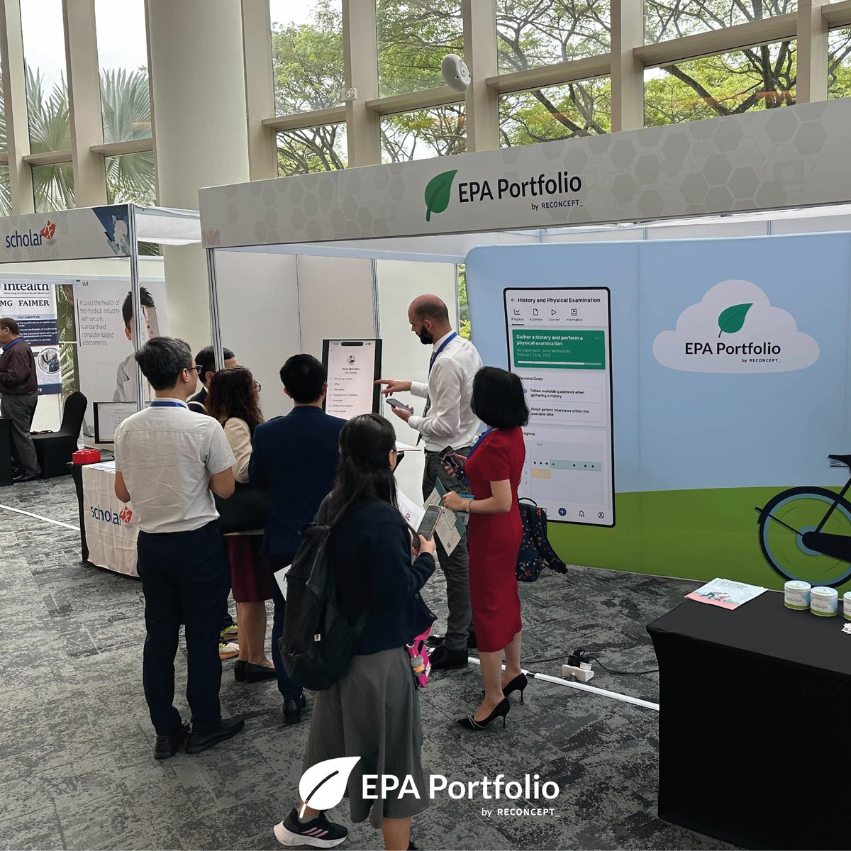 EPAPortfolio's tweet photo. Day 1 exhibiting at #APMEC2025 is a wrap! 🎉

📍 Visit us at stand B3 tomorrow to:
✅ Explore a live demo of Reconcept EPA Portfolio
✅ Grab our magazine ‘Learning By Doing’
✅ Share your thoughts on Competency-Based Medical Education (CBME)

See you there!

 #CBME #EPAPortfolio https://t.co/M1OFjBVNaj