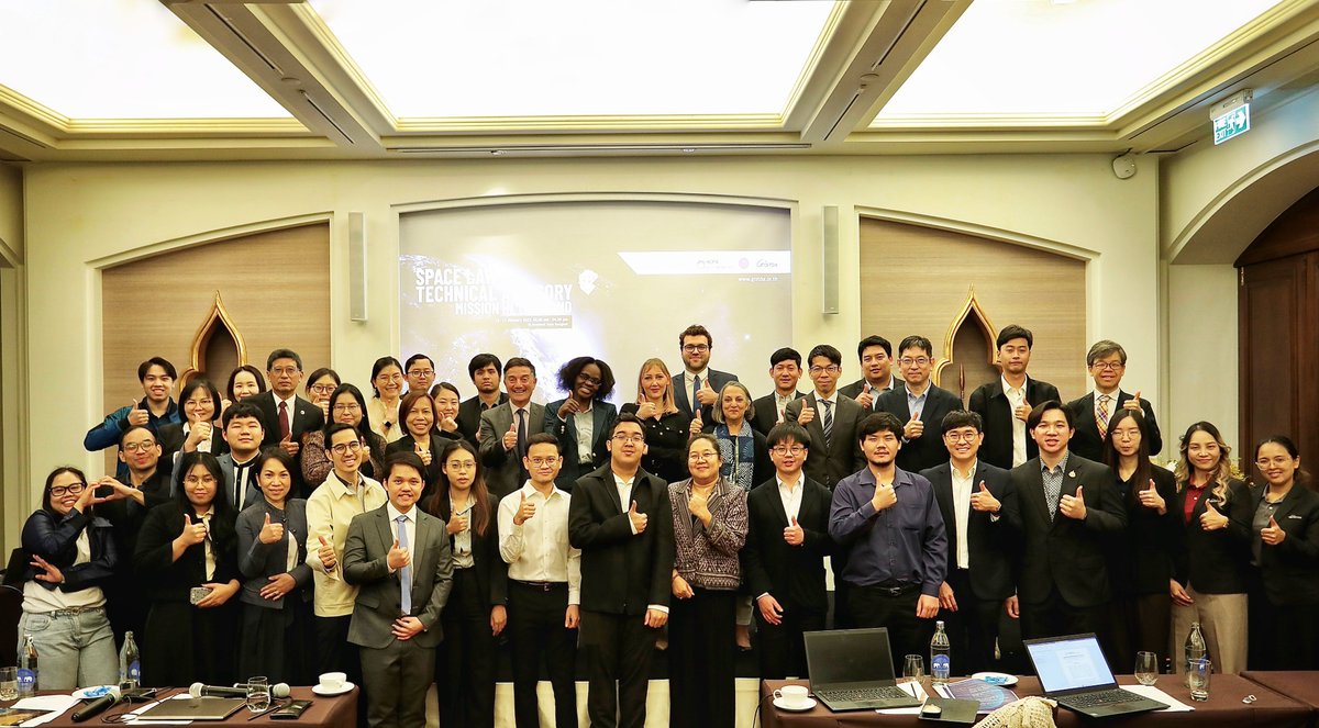 UNOOSA's tweet image. ππ NATIONAL SPACE LAW IN THAILAND!
UNOOSA, with the support of @GISTDA, & the Government of Japan, represented by the @MofaJapan_en, successfully concluded the #SpaceLaw Technical Advisory Mission (TAM) to Thailand from 15-17 January 2025 π§΅