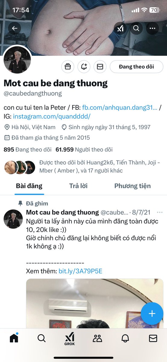 thichtraidep08's tweet photo. @hua_gia88257 X chính chủ https://t.co/ivfnZJLJNk