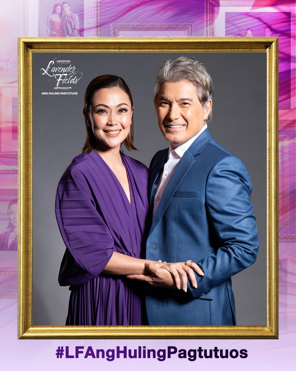 DreamscapePH's tweet photo. 2 HOURS TO GO, MGA LAV! 😍

Maraming salamat sa suporta at pagmamahal kina Lav at Agent Fernandez! Subaybayan ang pagtatapos ng Lavender Fields ngayong Biyernes ng gabi #LFAngHulingPagtutuos 🪻💜 https://t.co/BN8NPWmhEG