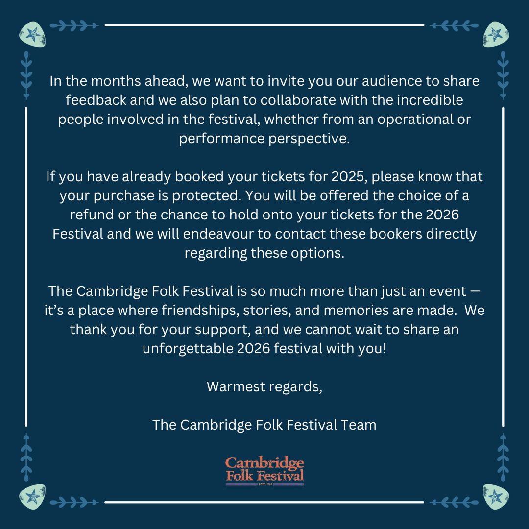 Cambridge Folk Festival tweet media