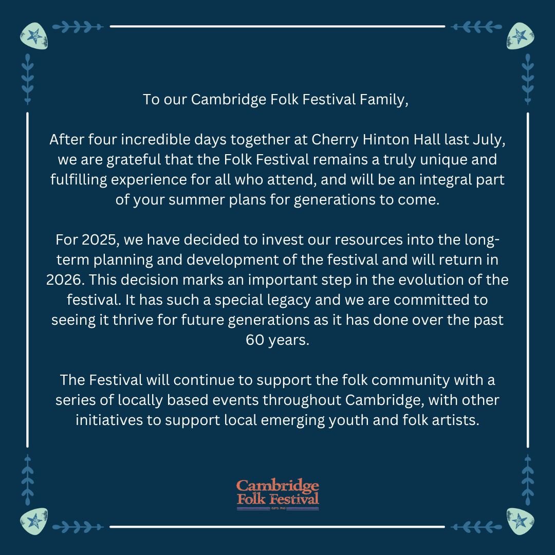 Cambridge Folk Festival tweet media