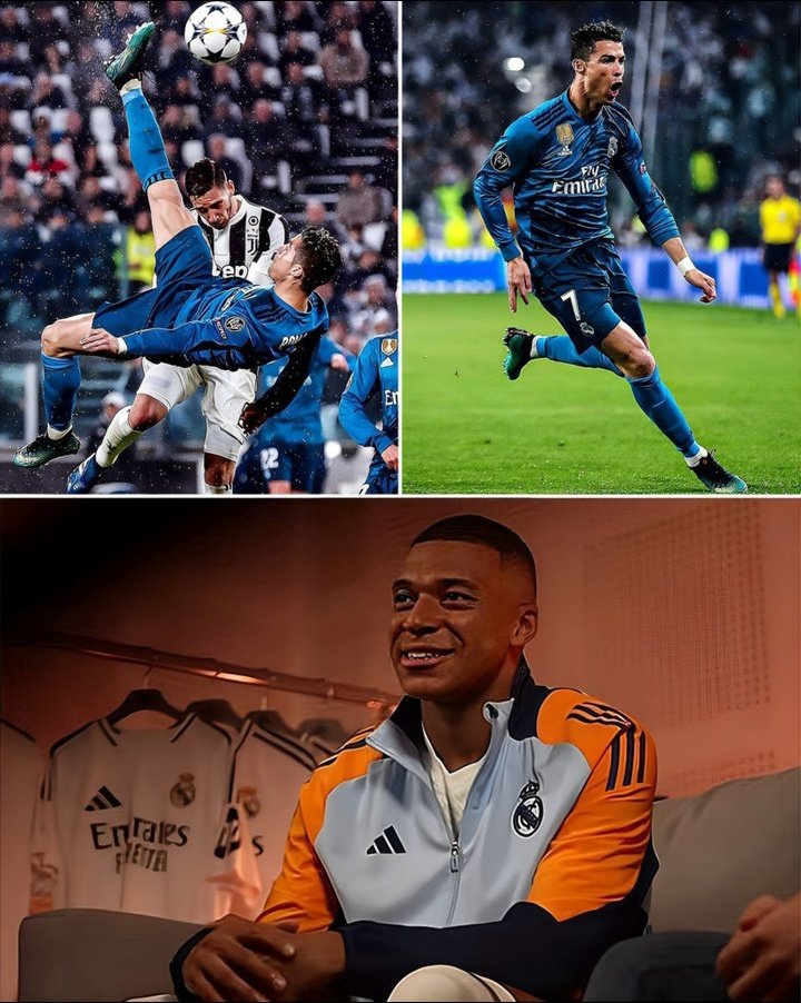 🚨⚪️| The best goal you've ever seen?.

🎙 Mbappe: "Cristiano Ronaldo's bicycle kick against Buffon. That's a legendary goal".❄️🔙