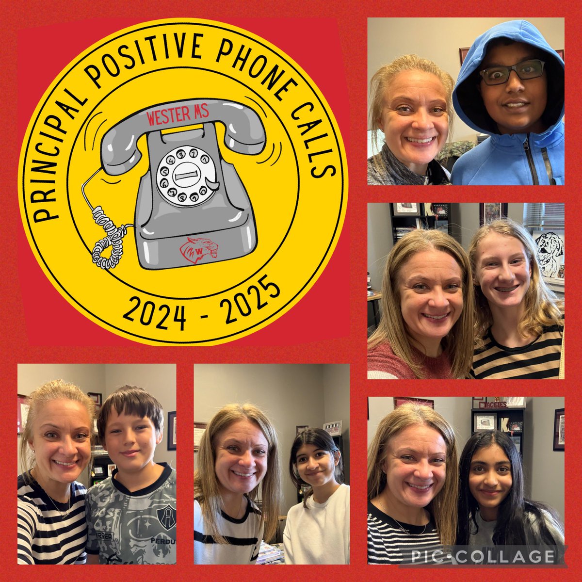 Katie Granado (@katiegranado) on Twitter photo Ringing in the new year with some great Positive Principal Phone Calls! These students are RISING above the rest & are great peer role models. <a href="/WesterWildcats/">Wester Middle School</a> <a href="/friscoisd/">Frisco ISD</a> Ringing in the new year with some great Positive Principal Phone Calls! These students are RISING above the rest & are great peer role models. <a href="/WesterWildcats/">Wester Middle School</a> <a href="/friscoisd/">Frisco ISD</a>