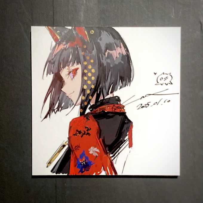 最高の感動と刺激をもらいに行ってきました #LAM個展 素敵すぎた 圧倒される世界観と繊細なタッチ、目を奪われる色使い、もう終始鳥肌が止まりませんでした 解説ツアーもめちゃくちゃ楽しかった。 掛け軸の選び方をアドバイスしてもらい三毒から一つ 話を聞いてLAMさんがもっと好きになった #千客万雷