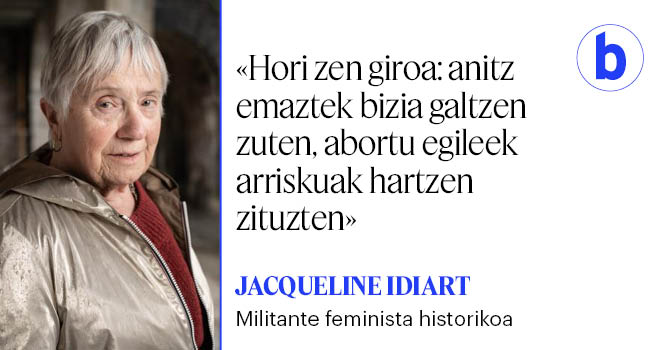 berria's tweet photo. Gaur duela 50 urte despenalizatu zen abortua Ipar Euskal Herrian eta Frantzian. Horraino gordeka eta lanjer anitzekin egitera behartuak zirena legez baimendua zitzaien azkenean.
@LeireCasaElke 
https://t.co/kjwqKeSjet https://t.co/XsJum1ouBS