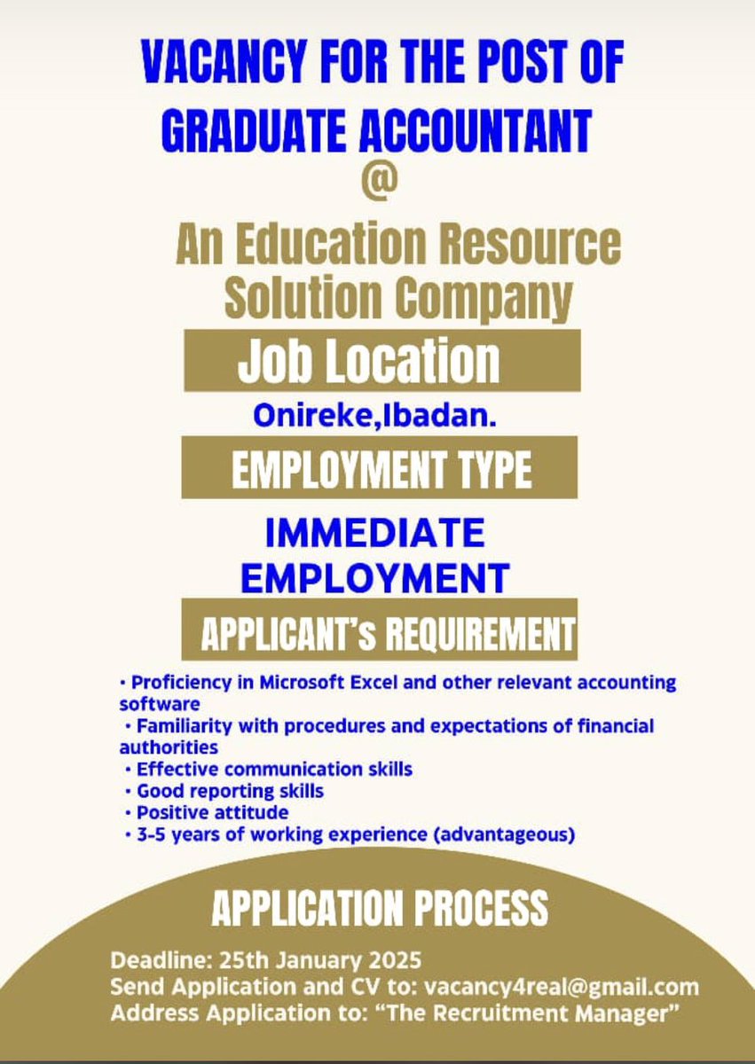 firstveritas's tweet photo. Vacancies!

Open to hardworking, intelligent, self starters who fit the requirements for the positions. https://t.co/a9aN46Glqt