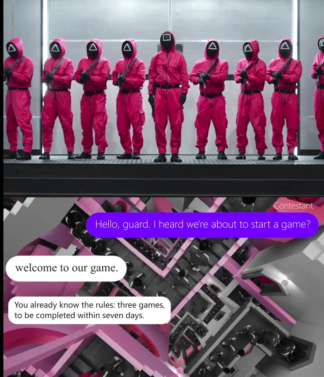 You can play an exciting  squid game at linky too!#linkyai #aibot  #fyp #squidgame  #linky #aichatbot