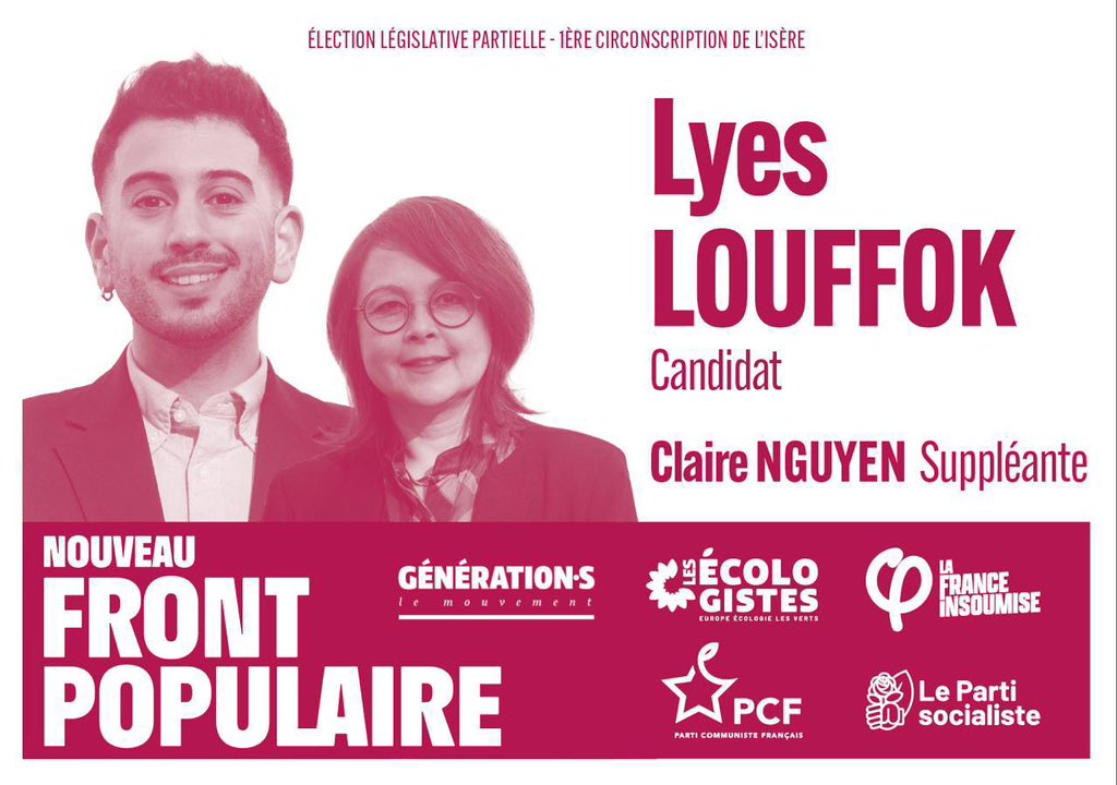Élise Leboucher (@leboucher_elise) on Twitter photo 🗳️ Ce 19 janvier, en votant Lyes Louffok, les habitant-es de la 1ère circo de l'Isère voteront pour un député qui luttera sans relâche pour les droits et la dignité de tou-tes, un député qui portera haut et fort la parole des plus vulnérables.
Votez <a href="/LyesLouffok/">Lyes Louffok</a> ! ✊
#circo3801 🗳️ Ce 19 janvier, en votant Lyes Louffok, les habitant-es de la 1ère circo de l'Isère voteront pour un député qui luttera sans relâche pour les droits et la dignité de tou-tes, un député qui portera haut et fort la parole des plus vulnérables.
Votez <a href="/LyesLouffok/">Lyes Louffok</a> ! ✊
#circo3801