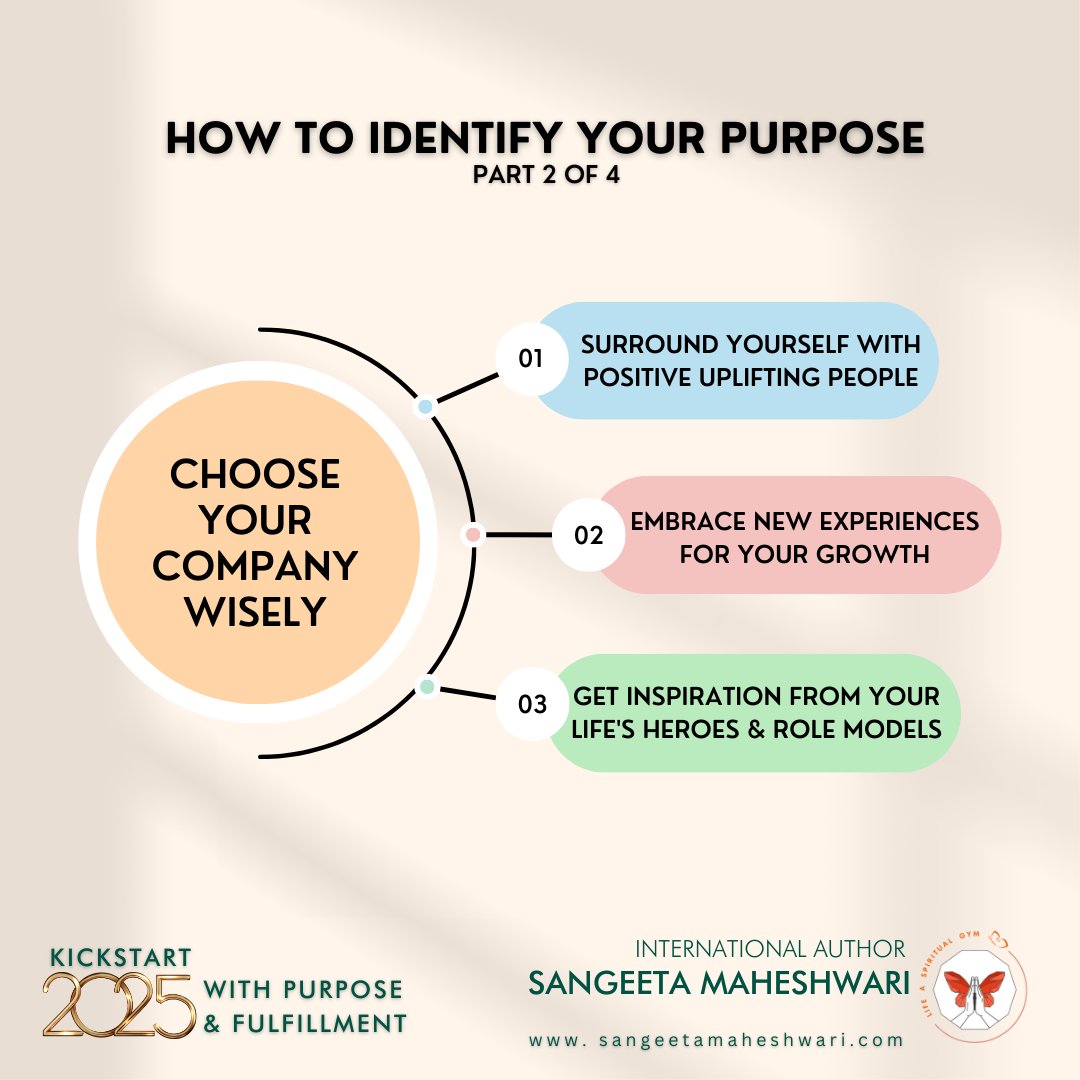 MrsSangeetaM's tweet photo. Surrounding yourself with inspiring and positive individuals enhances your focus and motivation, helping you feel more aligned with your purpose and happiness.

Are you choosing your company wisely?

Tap ALT to read more👇🏼

#newyear #purpose #fulfillment #resetyourmindset https://t.co/JaLMpC5S7v