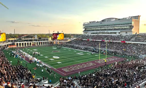 CFBHome's tweet photo. Stadium of the Morning 🥞

🏟️ Jim Wacker Field at UFCU Stadium
✅ Capacity: 28,000
📍 San Marcos, Texas

Home of @TXSTATEFOOTBALL https://t.co/r2h2ZyPugw