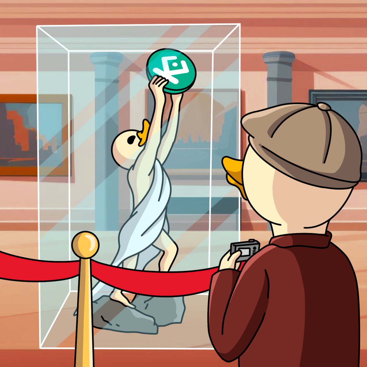 This masterpiece wasn’t made, it was quacked into existence ⚒️😍

🎮 Gaming, Events, FREE $DUCKS: t.me/duckscoop_bot/…

#DuckCoop #DUCKS