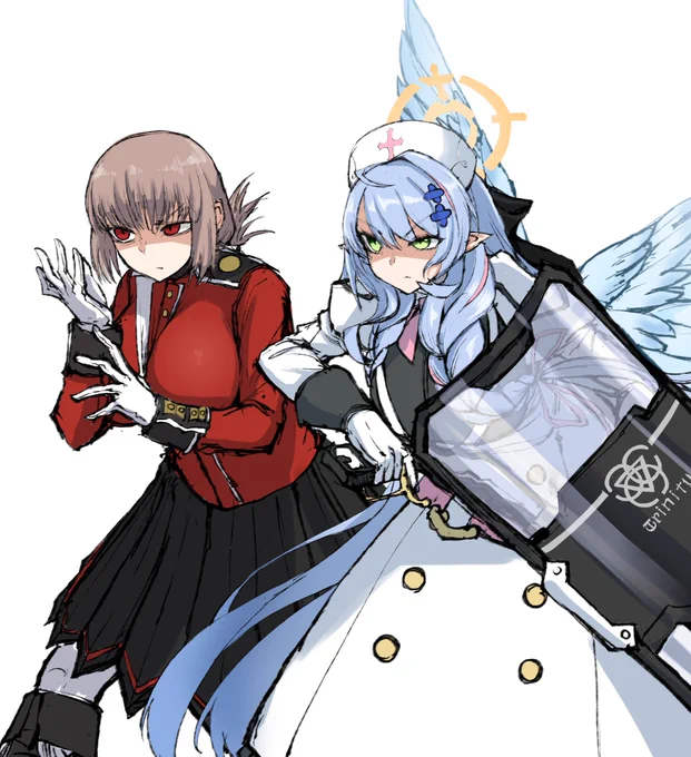 FGO×ブルアカ絵 
