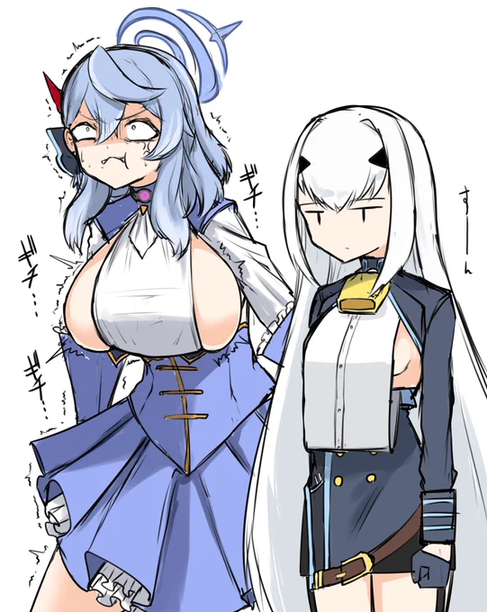 FGO×ブルアカ絵 