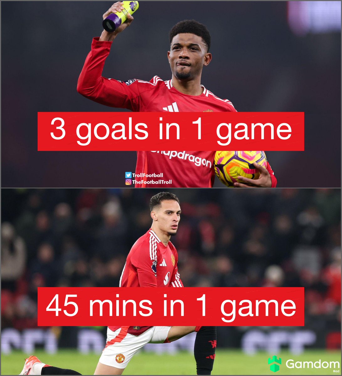 Antony missed the chance intentionally coz he didn't want to steal all the spotlight from Amad.