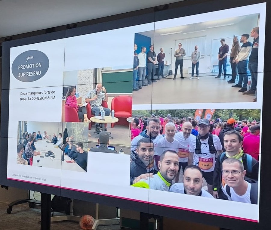 Cyril Directeur de l'école Sup'Reseau fait un bilan de l'année écoulée avec la septième promotion et les évolutions prévues pour la huitième promotion dont un nouveau module sur l'intelligence artificielle